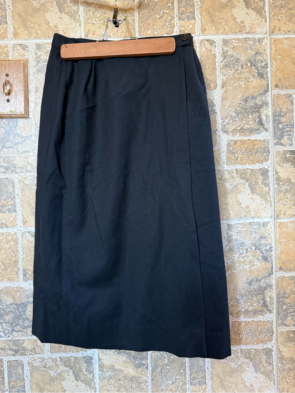 Vintage Women’s Carole Little for Saint-Tropez West Black A-Line Skirt Size 8